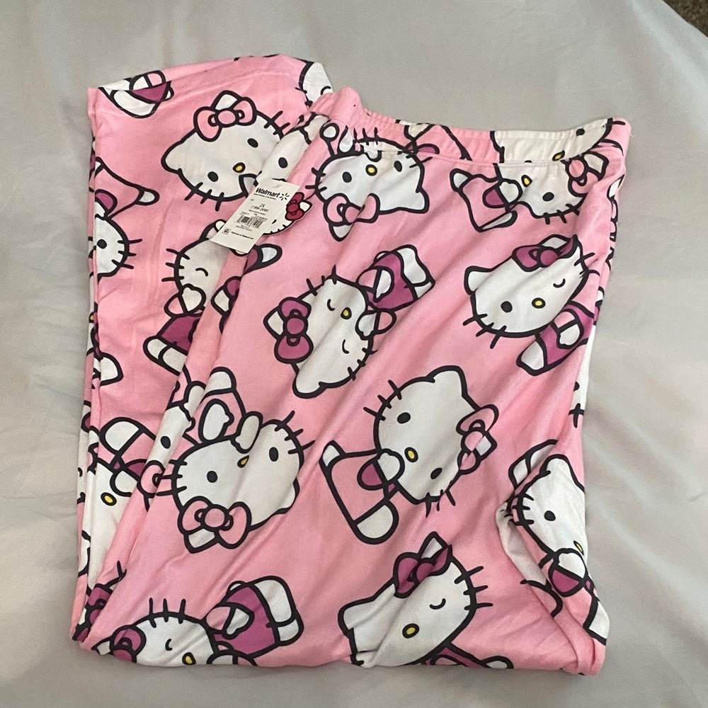 Hello Kitty Pink Pajama Bottoms for women